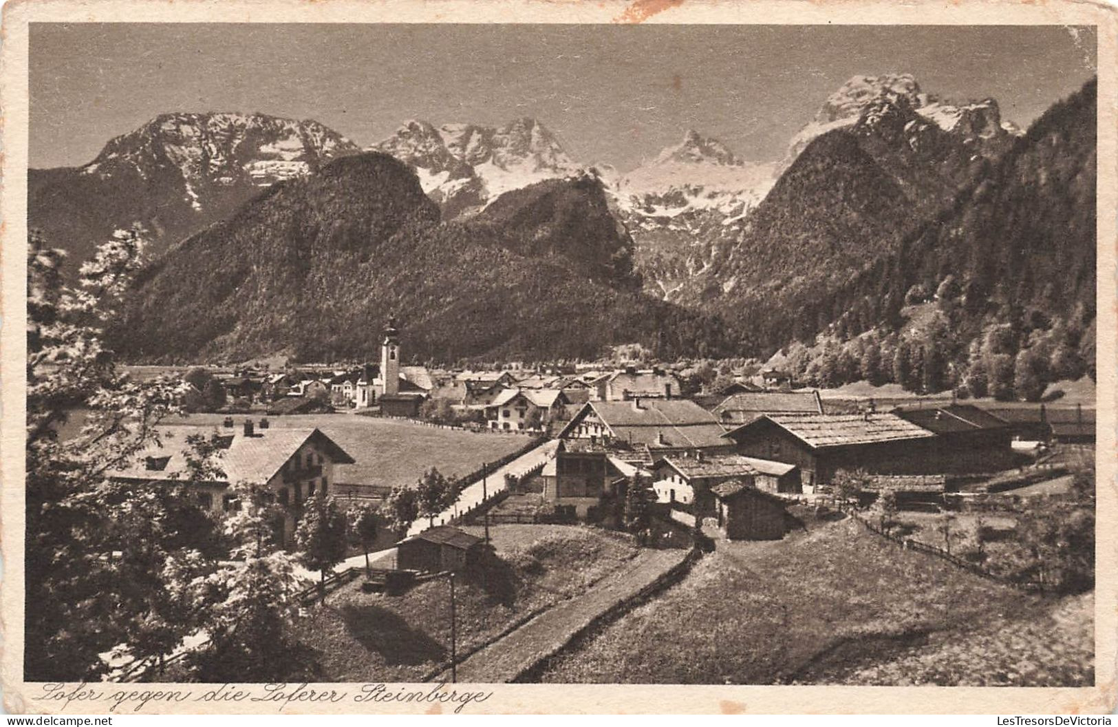 AUTRICHE - Lofer - Lofer Gegen Die Loferer Steinberge - Carte Postale Ancienne - Lofer