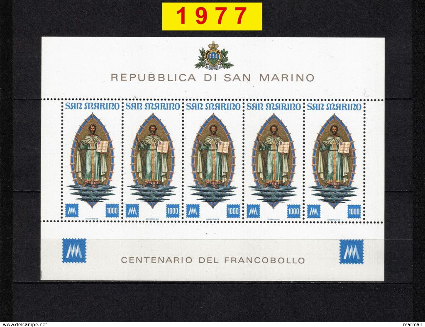 SAN MARINO 1976/1980 Annate COMPLETE Fbolli Nuovi **/MNH - Collections, Lots & Series