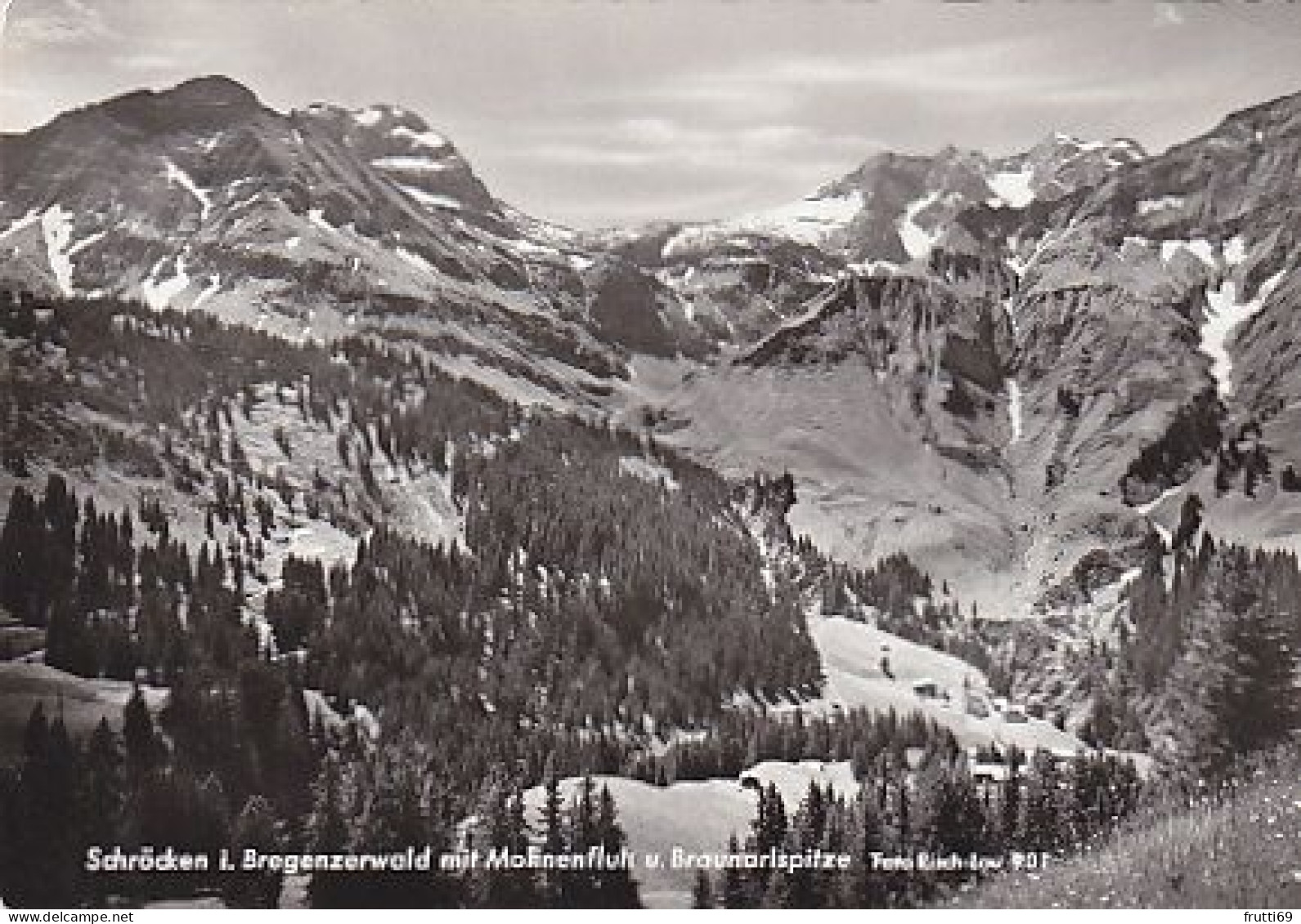 AK 180739 AUSTRIA - Schröcken I. Bregenzerwald Mit Mohnenfluh U. Braunarlspitze - Bregenzerwaldorte