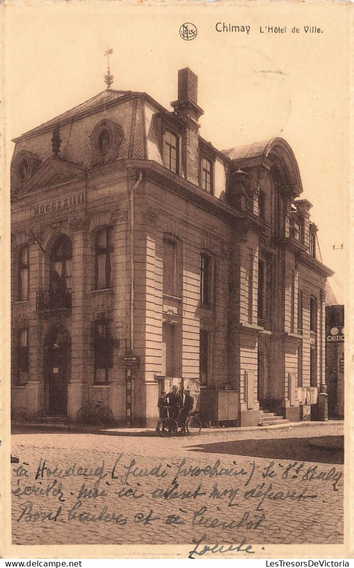 BELGIQUE - Chimay - L'Hôtel De Ville - Carte Postale Ancienne - Chimay