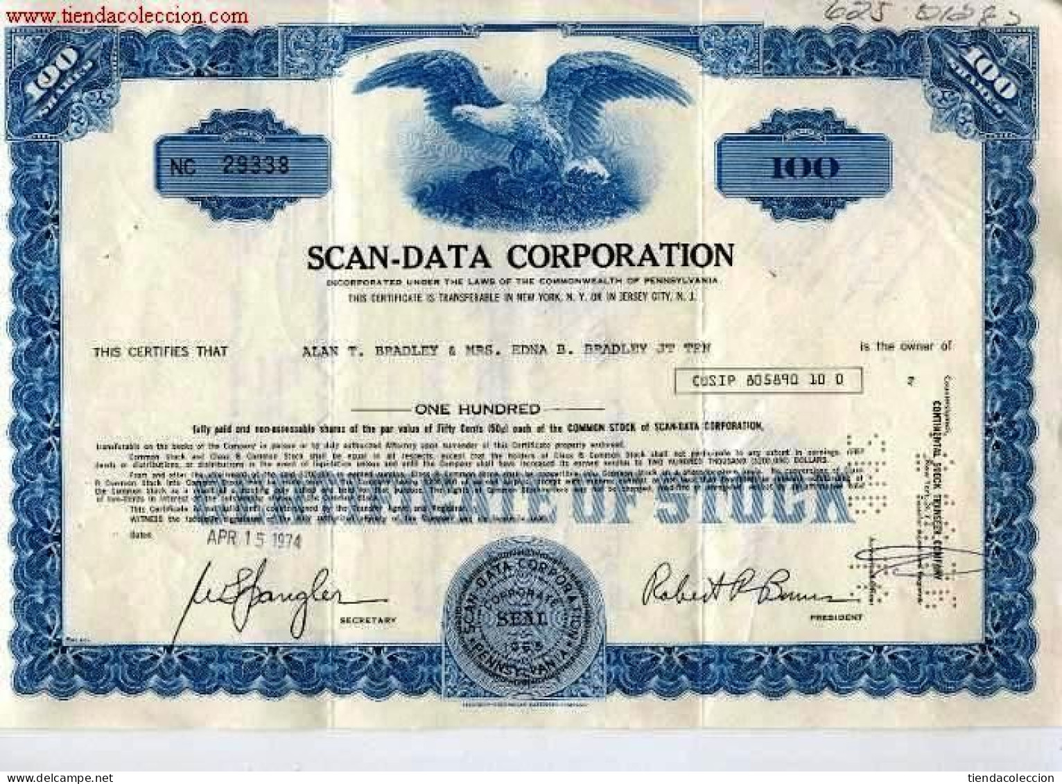 Scan-Data Corporation - S - V