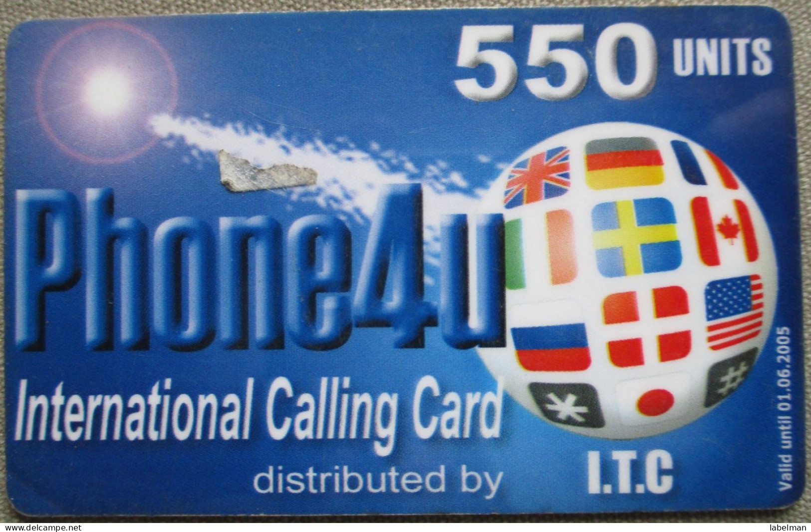 ISRAEL PHONE4U ITC PPT PELEPHONE TELEPHONE PHONE TELEFONWERTKARTE PHONECARD CARTELA CARD CARTE KARTE COLLECTOR TELECOM - Israel