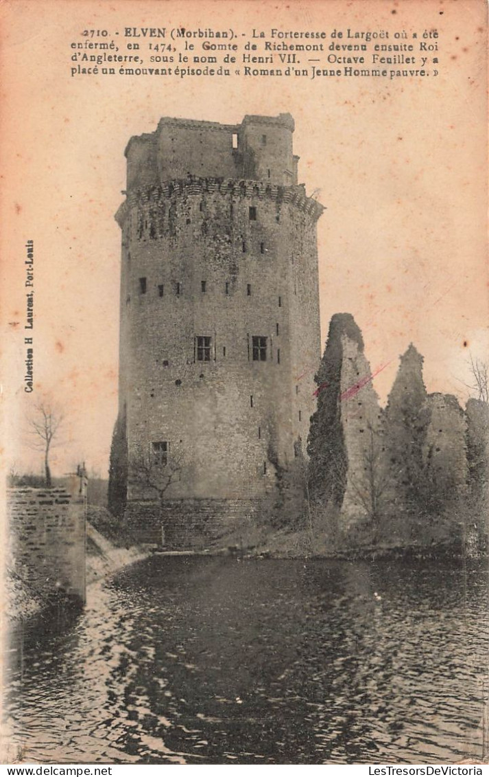 FRANCE - Elven - Forteresse De Largoet - Carte Postale Ancienne - Elven