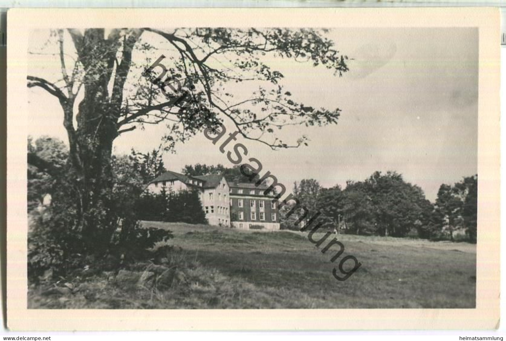 Ferienheim Und Berggaststätte Stutenhaus - Foto-Ansichtskarte - VEB Carl Zeiss Jena Bei Schmiedefeld Am Rennsteig - Schmiedefeld