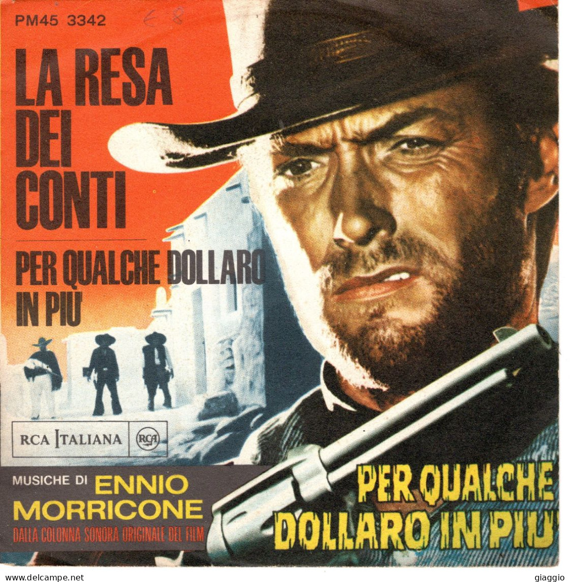 °°° 333) 45 GIRI - DAL FILM LA RESA DEI CONTI / PER QUALCHE DOLLARO IN PIU - ENNIO MORRICONE °°° - Soundtracks, Film Music