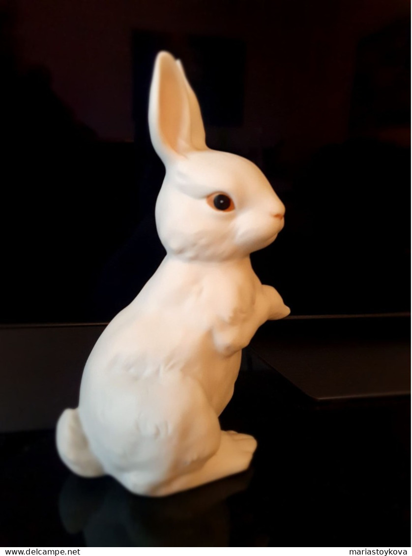 HASE Rosenthal Classic Skulptur Weiss - Perfekt - Augen Ohren Nase Farbig - Other & Unclassified