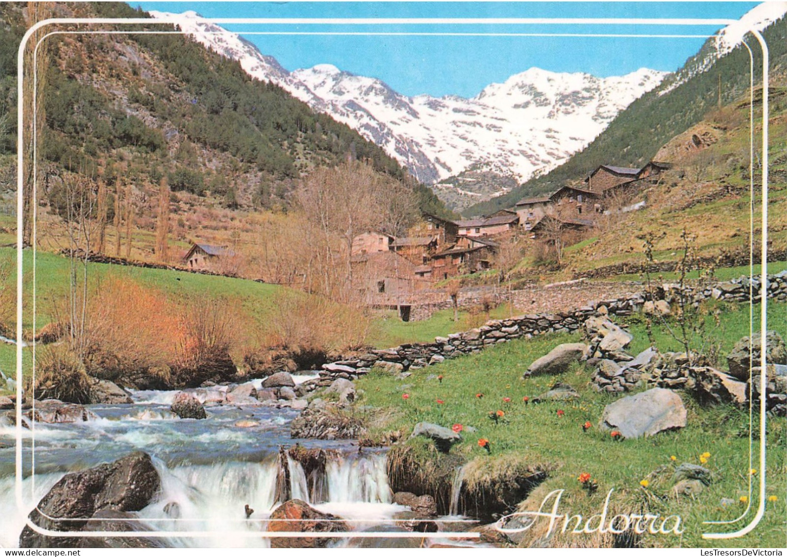 ANDORRA - Valls D'Andorra - Vue Partielle Et Fleuve Arinsal - Carte Postale - Andorre