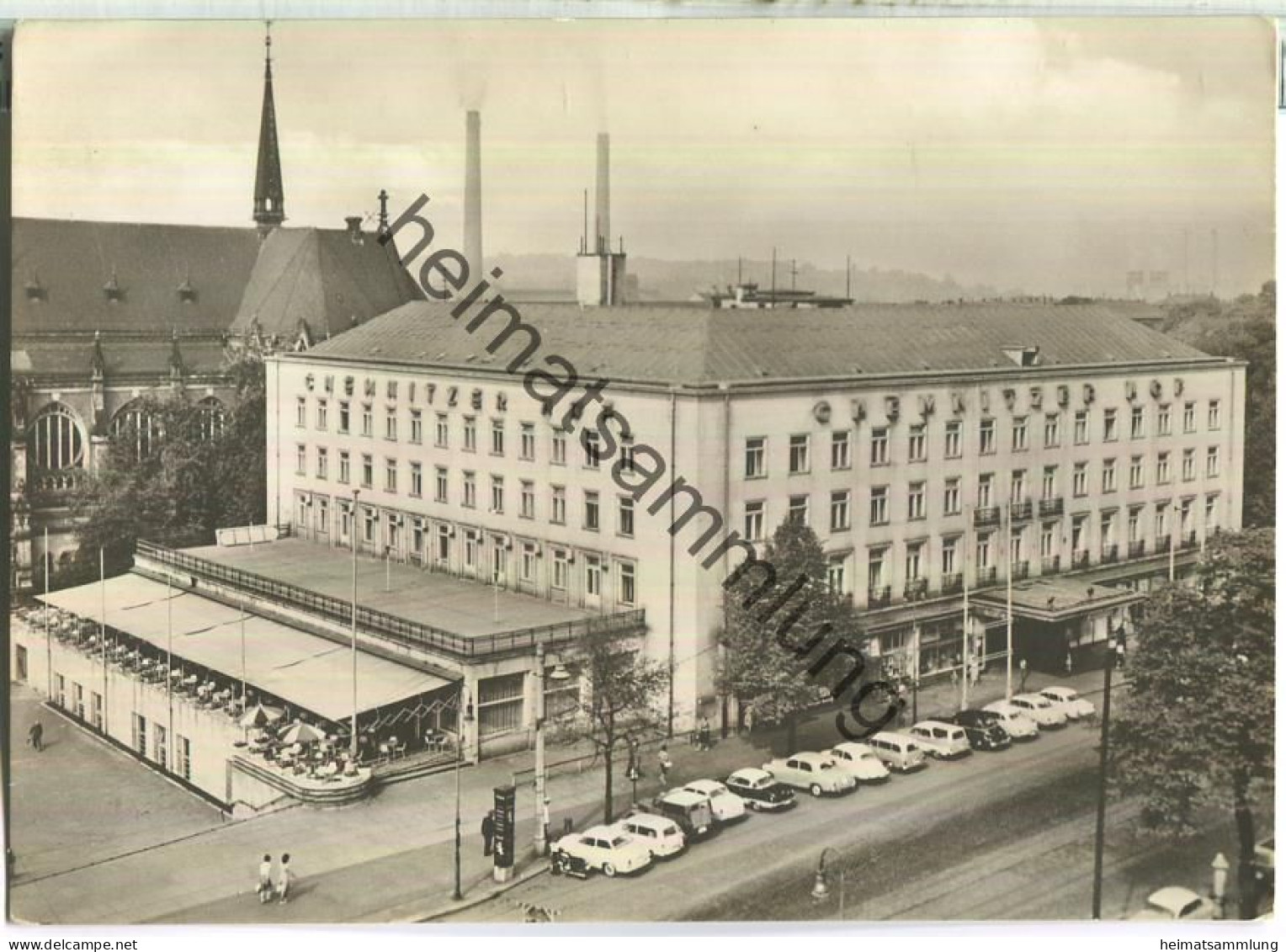 Karl-Marx-Stadt - HO-Hotel Und Gaststätte Chemnitzer Hof - Foto-Ansichtskarten - VEB Bild Und Heimat Reichenbach - Chemnitz (Karl-Marx-Stadt 1953-1990)