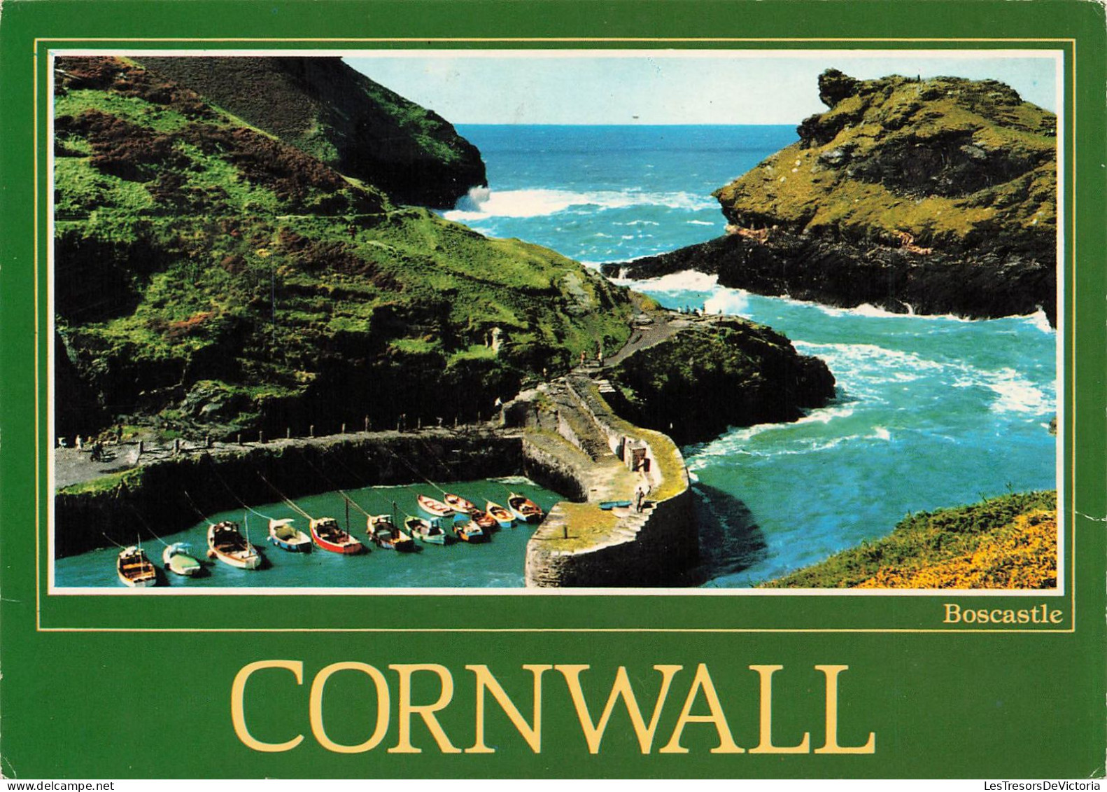 ROYAUME UNI - Angleterre - Cornwall - Boscastle - Vue - Bateaux - Falaises - Carte Postale - Autres & Non Classés