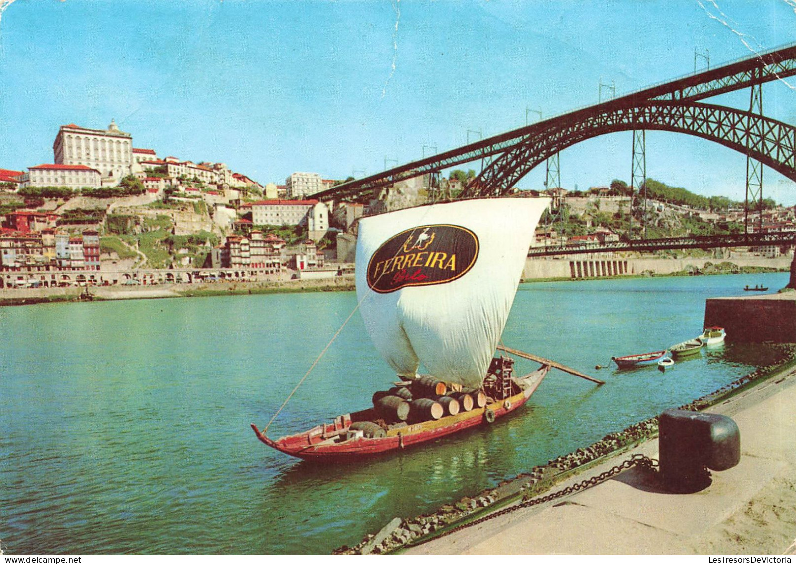 PORTUGAL - Porto - Le Douro - Bateau Rabelo Et Vue Partielle De La Ville - Carte Postale - Porto