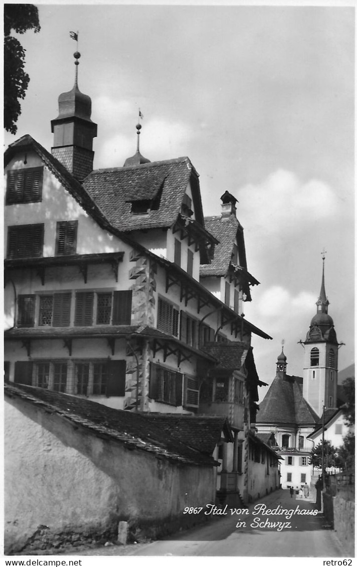 SCHWYZ ► Ital Von Redinghaus In Schwyz Anno 1948 - Schwytz