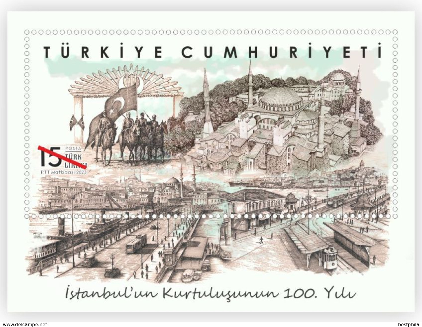 Turkey, Türkei - 2023 - The 100Th Anniversary Of İstanbul's Liberation - 1.Mini S/Sheet ** MNH - Neufs