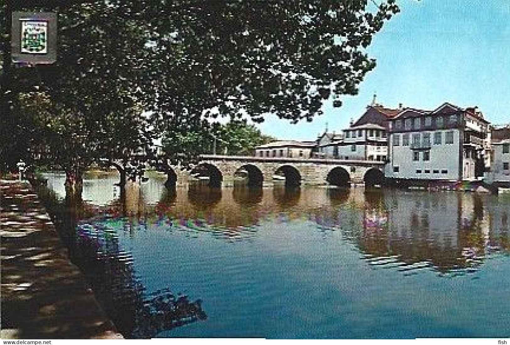 Portugal & Marcofilia, Chaves, Roman Bridge Over The Tâmega River, Porto 1971 (244), Porto 1971 (244) - Briefe U. Dokumente