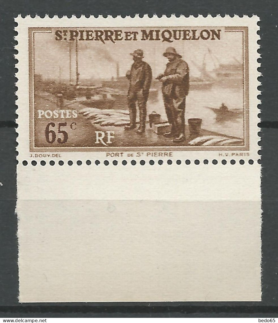 ST PIERRE ET MIQUELON  N° 179 BDF NEUF** LUXE SANS CHARNIERE /  MNH - Unused Stamps