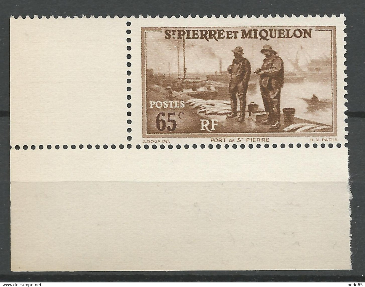 ST PIERRE ET MIQUELON  N° 179 BDF NEUF** LUXE SANS CHARNIERE /  MNH - Unused Stamps