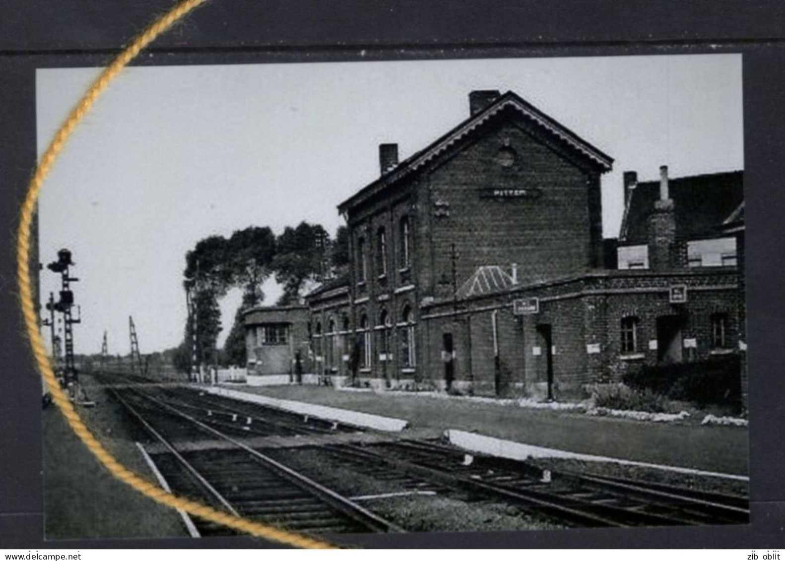 PHOTO PITTEM STATIE STATION GARE REPRO - Pittem