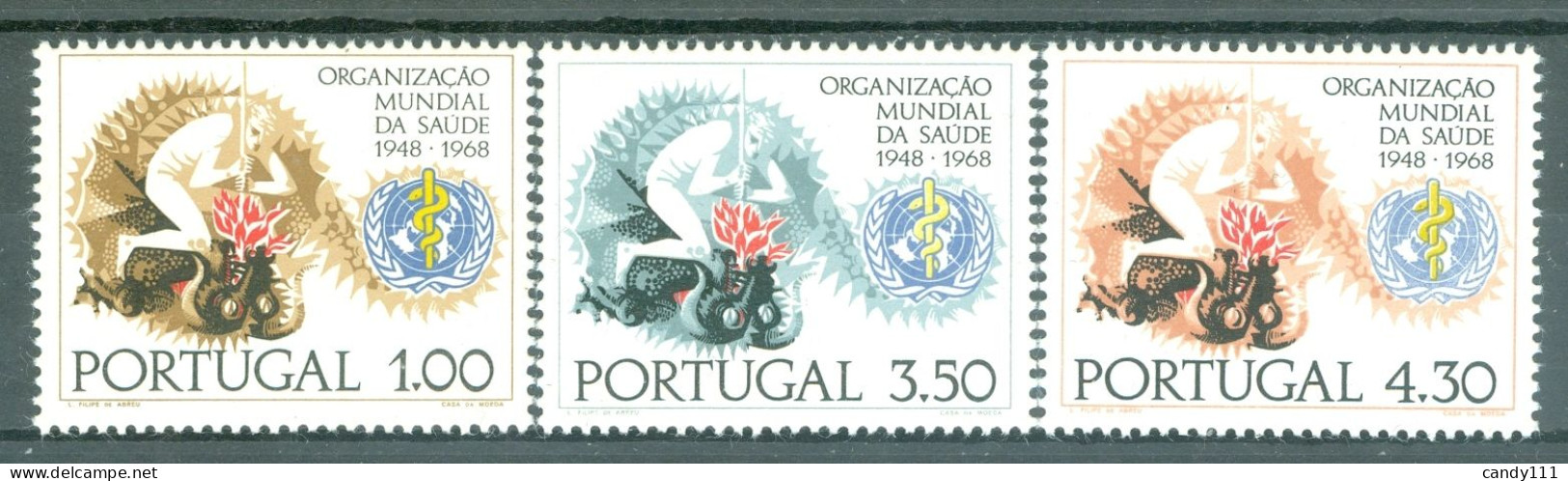 1968 Man Killing Dragon,World Health Organisation (WHO),20th.,Portugal,1057,MNH - WHO