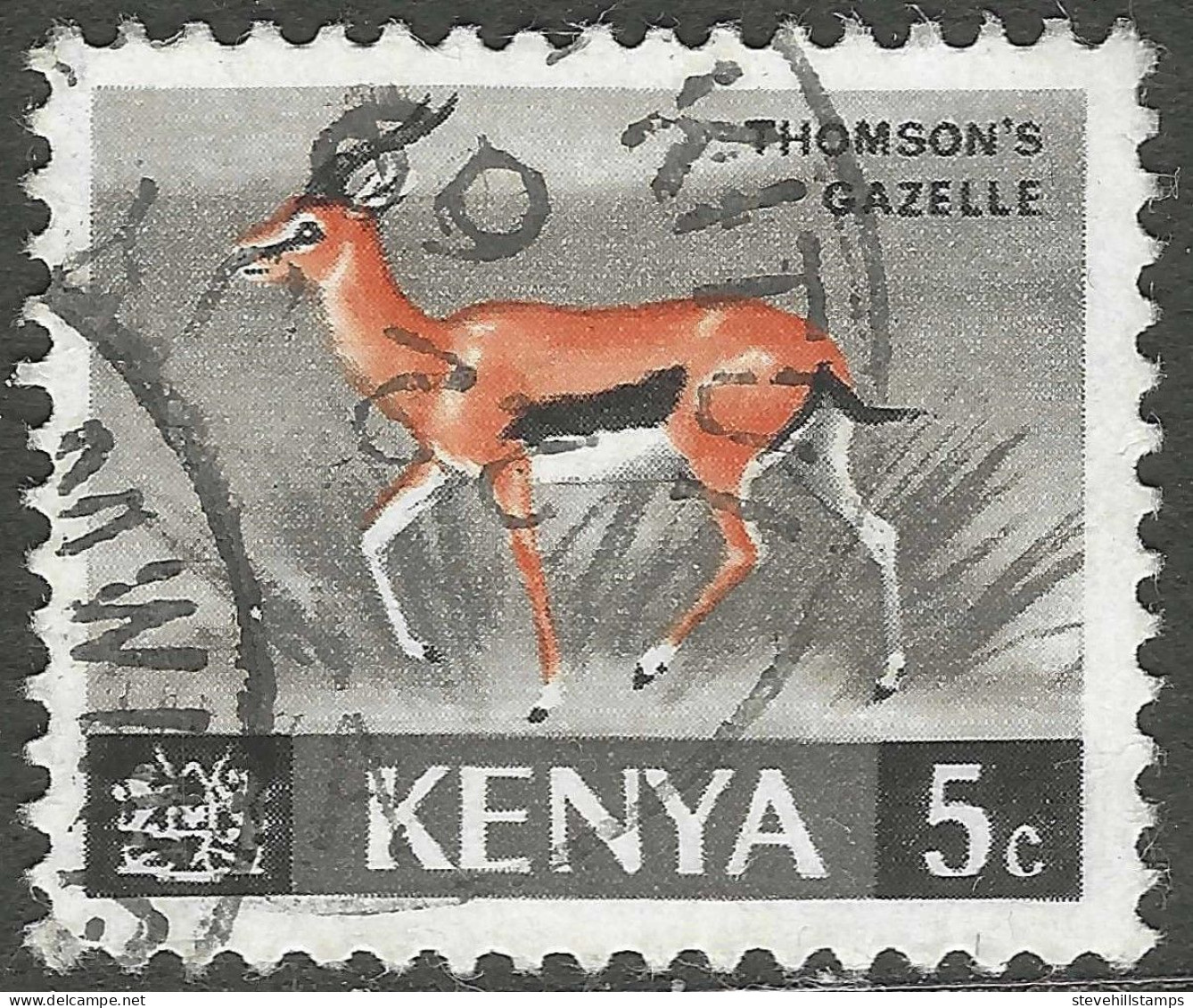 Kenya. 1966 Wildlife. 5c Used. SG 20 - Kenya (1963-...)