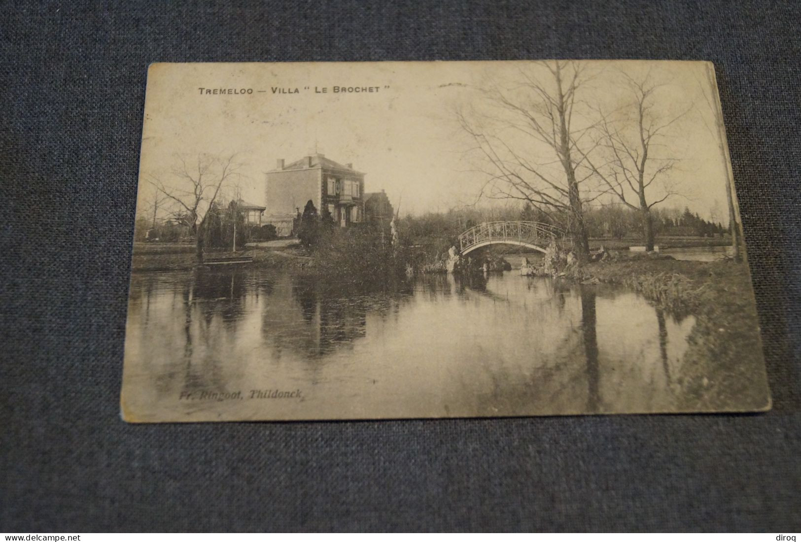 Tremeloo,RARE,villa Le Brochet , 1913 ,belle Carte Ancienne,originale Pour Collection - Tremelo