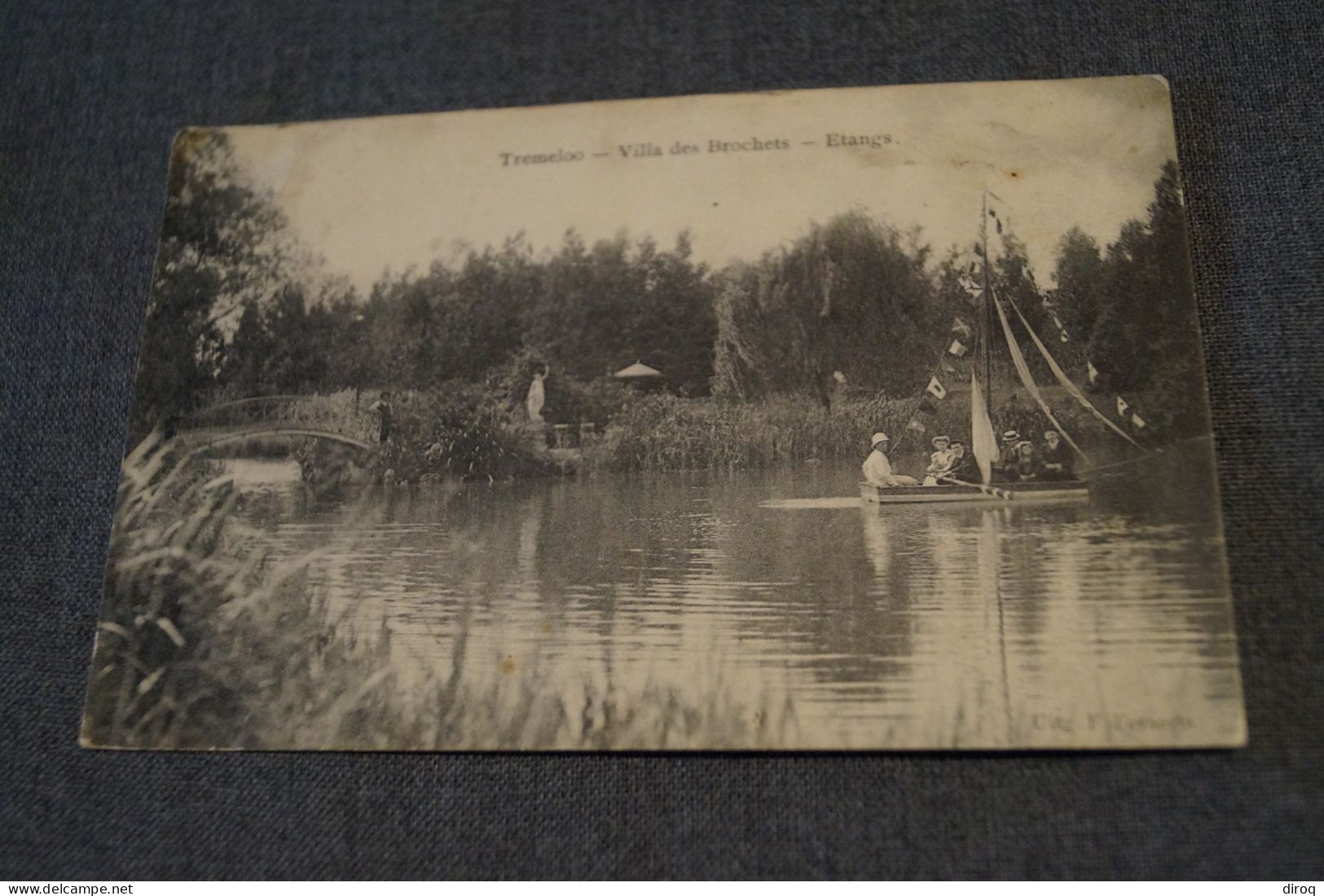 Tremeloo,RARE,villa Des Brochets , étangs ,1913 ,belle Carte Ancienne,originale Pour Collection - Tremelo