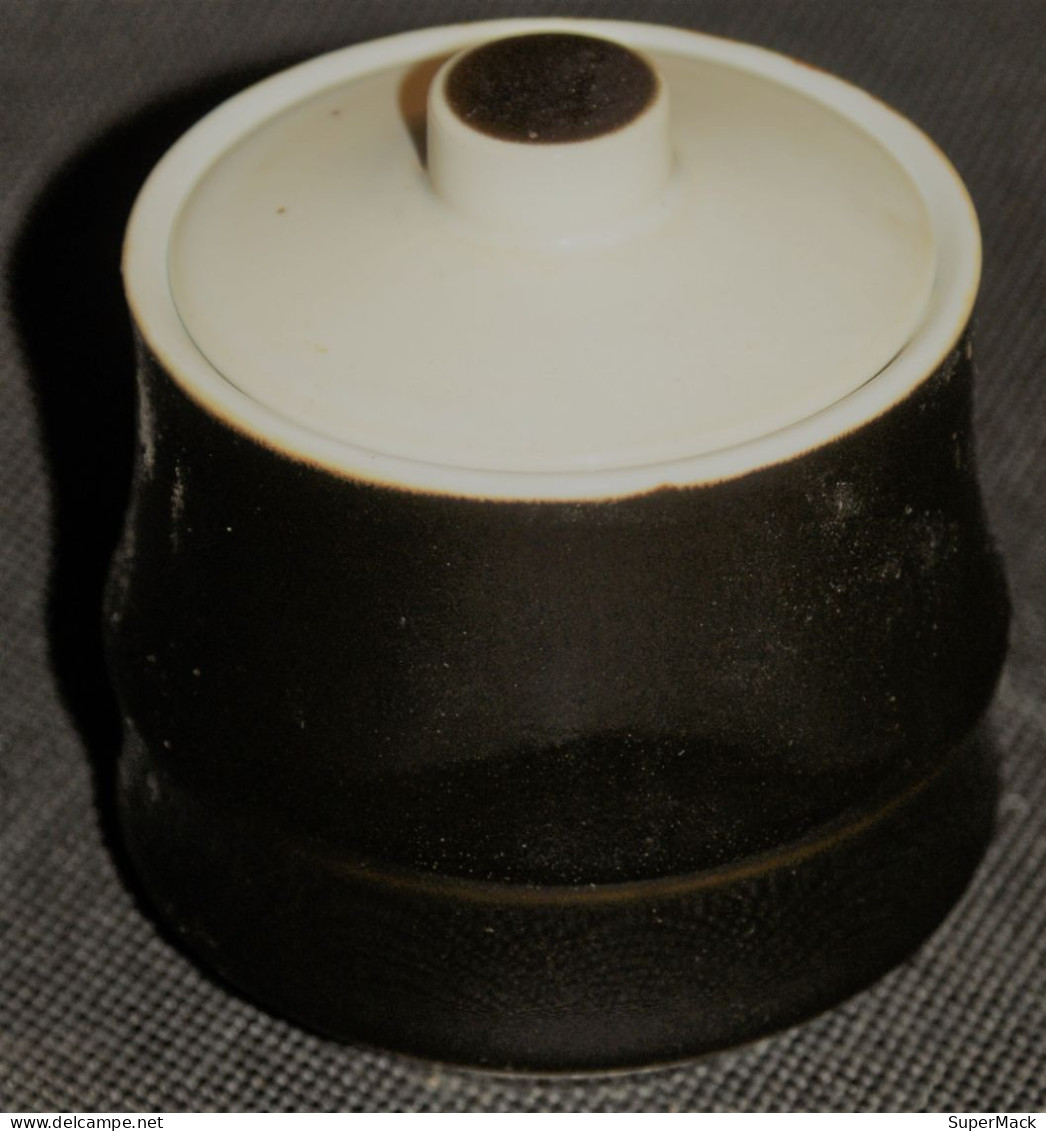 STONEWARE JPAAN Ancien Sucrier En Faïence Avec Couvercle - Andere & Zonder Classificatie