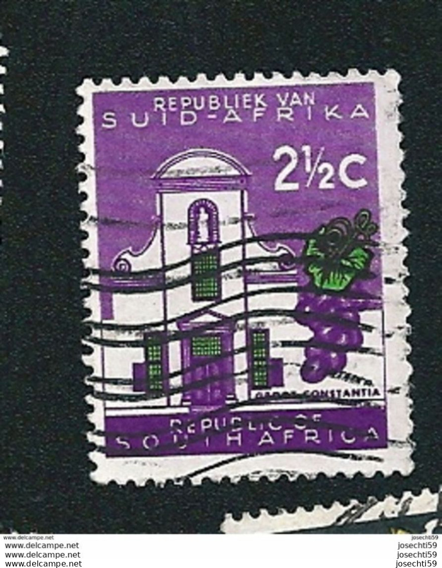 N° 252 Raisin - Groot Constantia TIMBRE Afrique Du Sud (1961) Oblitéré - Oblitérés