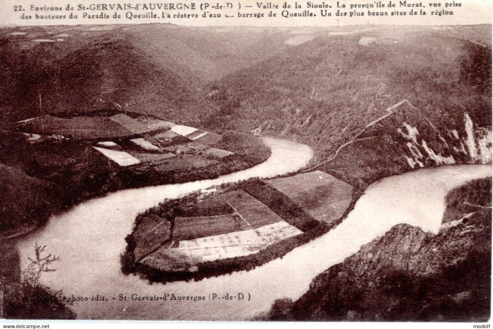 CPA - 63 - Environs De Saint-Gervais D'Auvergne - Vallée De La Sioule - La Presqu'ïle De Murat - Saint Gervais D'Auvergne