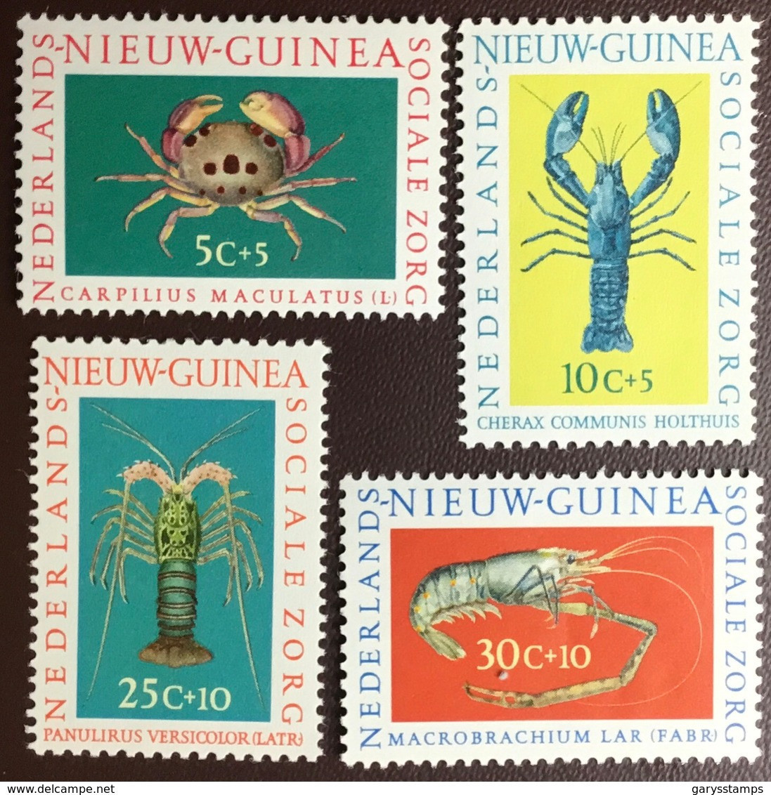 Netherlands New Guinea 1962 Shellfish MNH - Crustaceans