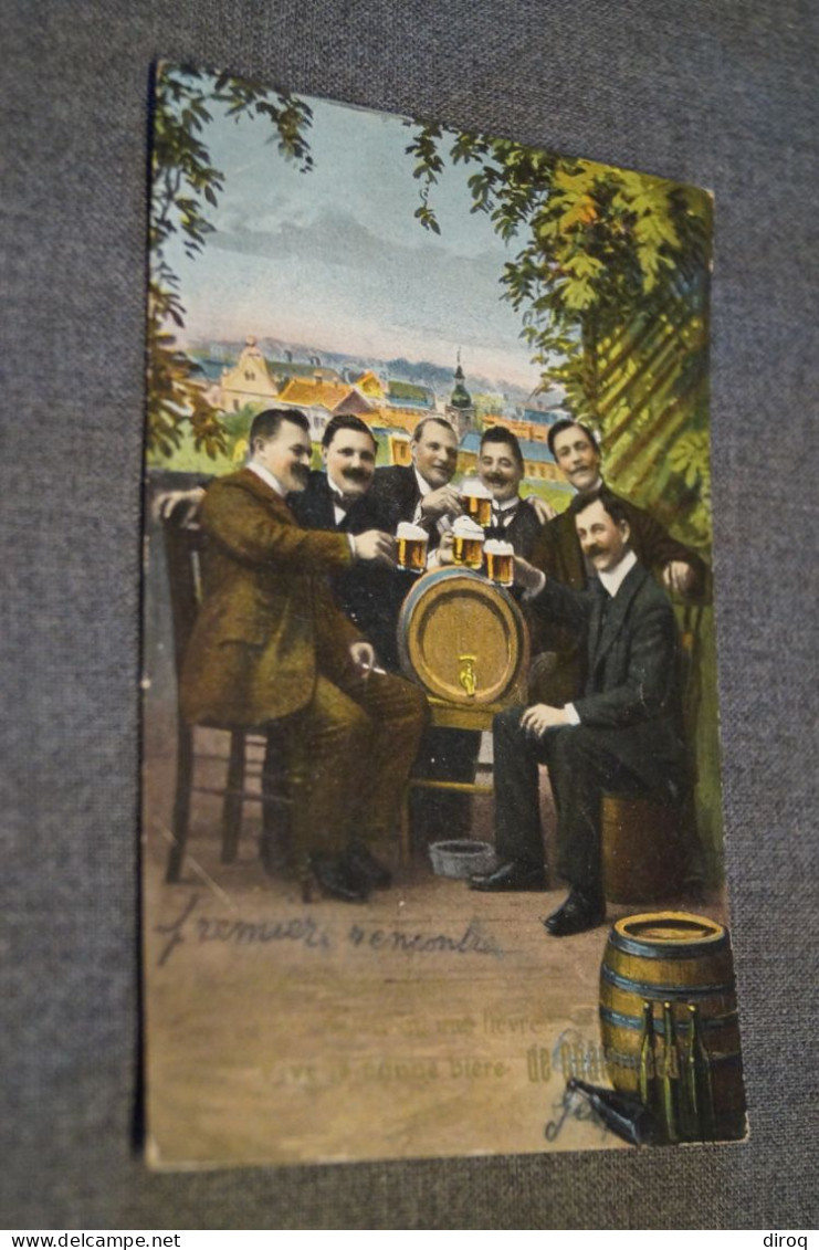 Vive La Bonne Bière 1931,belle Carte Ancienne,originale Pour Collection - Otros & Sin Clasificación