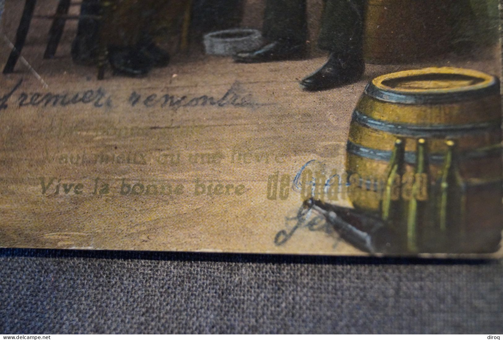 Vive La Bonne Bière 1931,belle Carte Ancienne,originale Pour Collection - Other & Unclassified