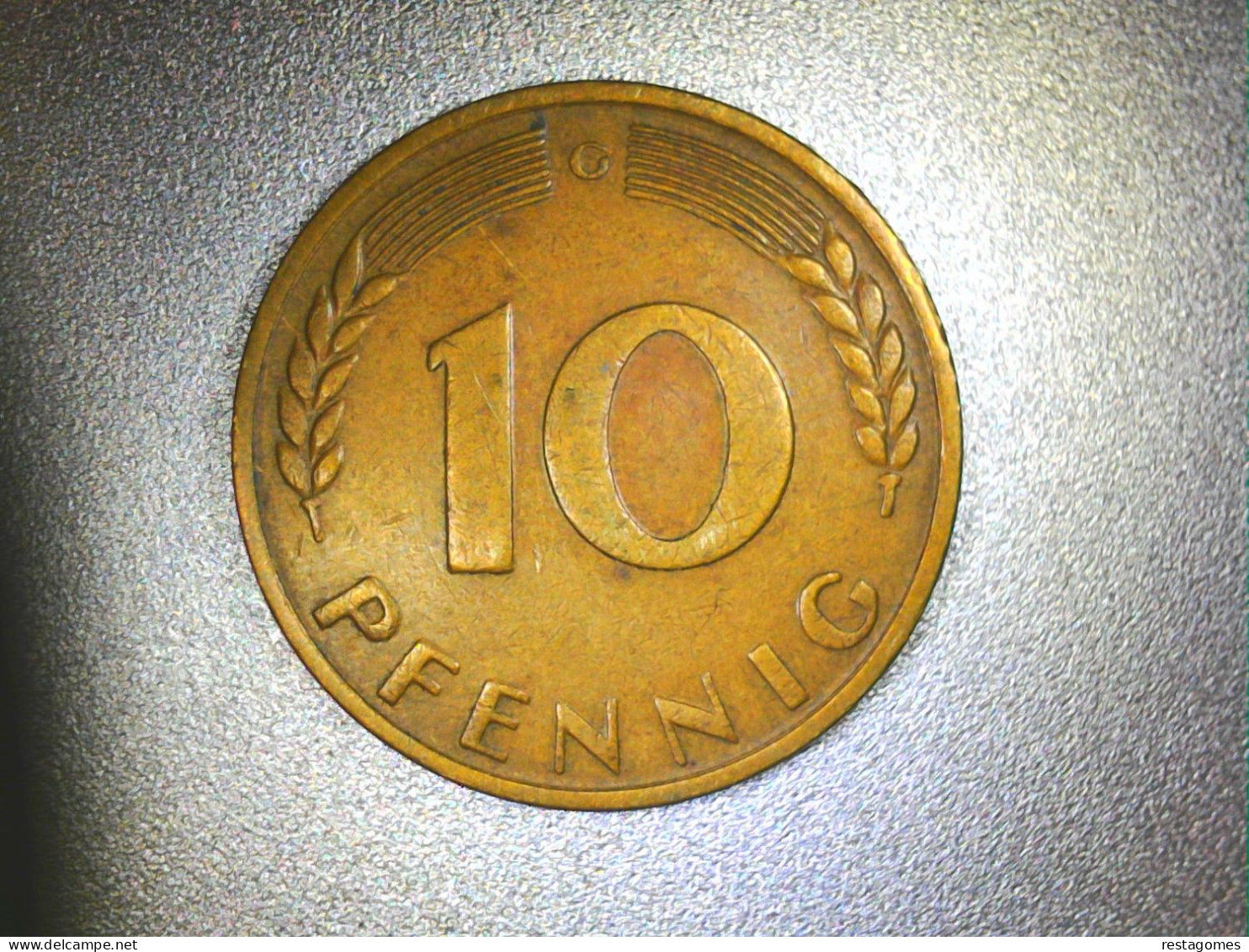 10 Pfennig 1966 G   Pièce En Cours République Fédérale D'Allemagne - 10 Pfennig