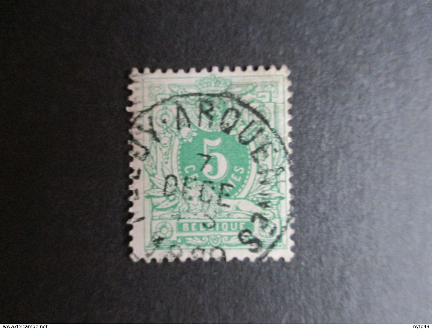 Nr 45 - Centrale Stempel "Féluy-Arquennes" - Coba + 4 - 1869-1888 Lying Lion