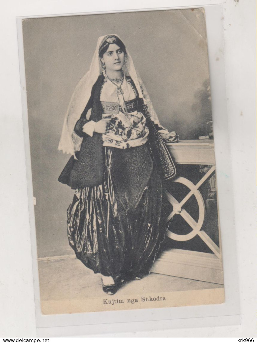 ALBANIA Costumes Nice Postcard - Albanie