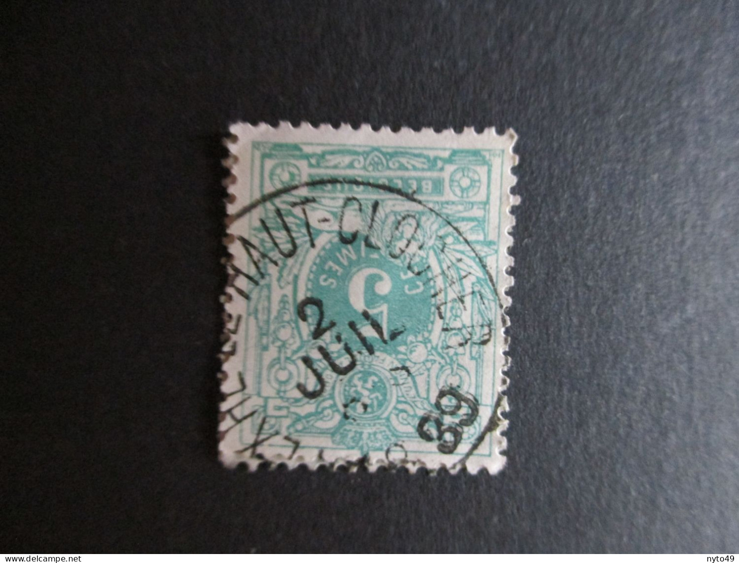 Nr 45 - Centrale Stempel "Fexhe-le-Haut-Clocher" - Coba + 8 - 1869-1888 Lying Lion