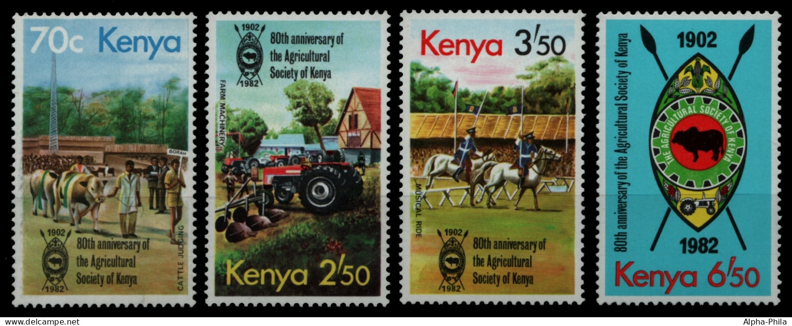 Kenia 1982 - Mi-Nr. 227-230 ** - MNH - Landwirtschaft / Agriculture - Kenya (1963-...)