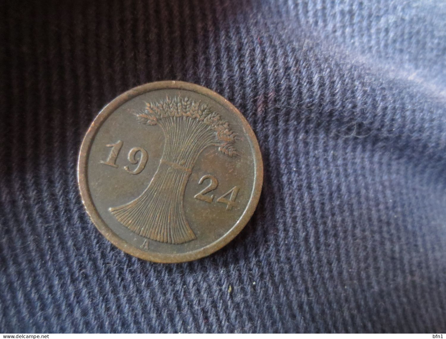 ALLEMAGNE 2 REICHSPFENNIG 1924 SUP - 2 Renten- & 2 Reichspfennig