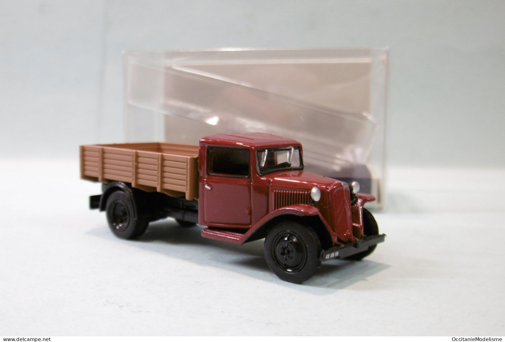 Norev - CITROEN TYPE 23 1952 Bordeaux Et Marron Réf. 159937 Neuf HO 1/87 - Véhicules Routiers