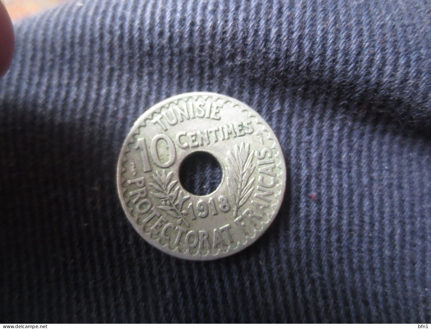 FRANCE TUNISIE 10 CENTIMES 1918 SUP - Tunisie