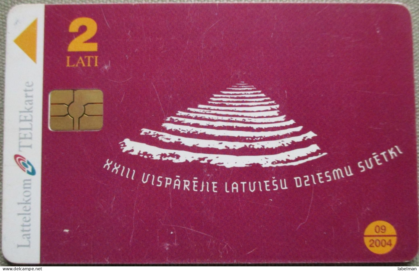 LATVIA TELEKOM LATTELEKOM PELEPHONE TELEPHONE PHONE TELEFONWERTKARTE PHONECARD CARTELA CARD CARTE KARTE COLLECTOR - Lettonie