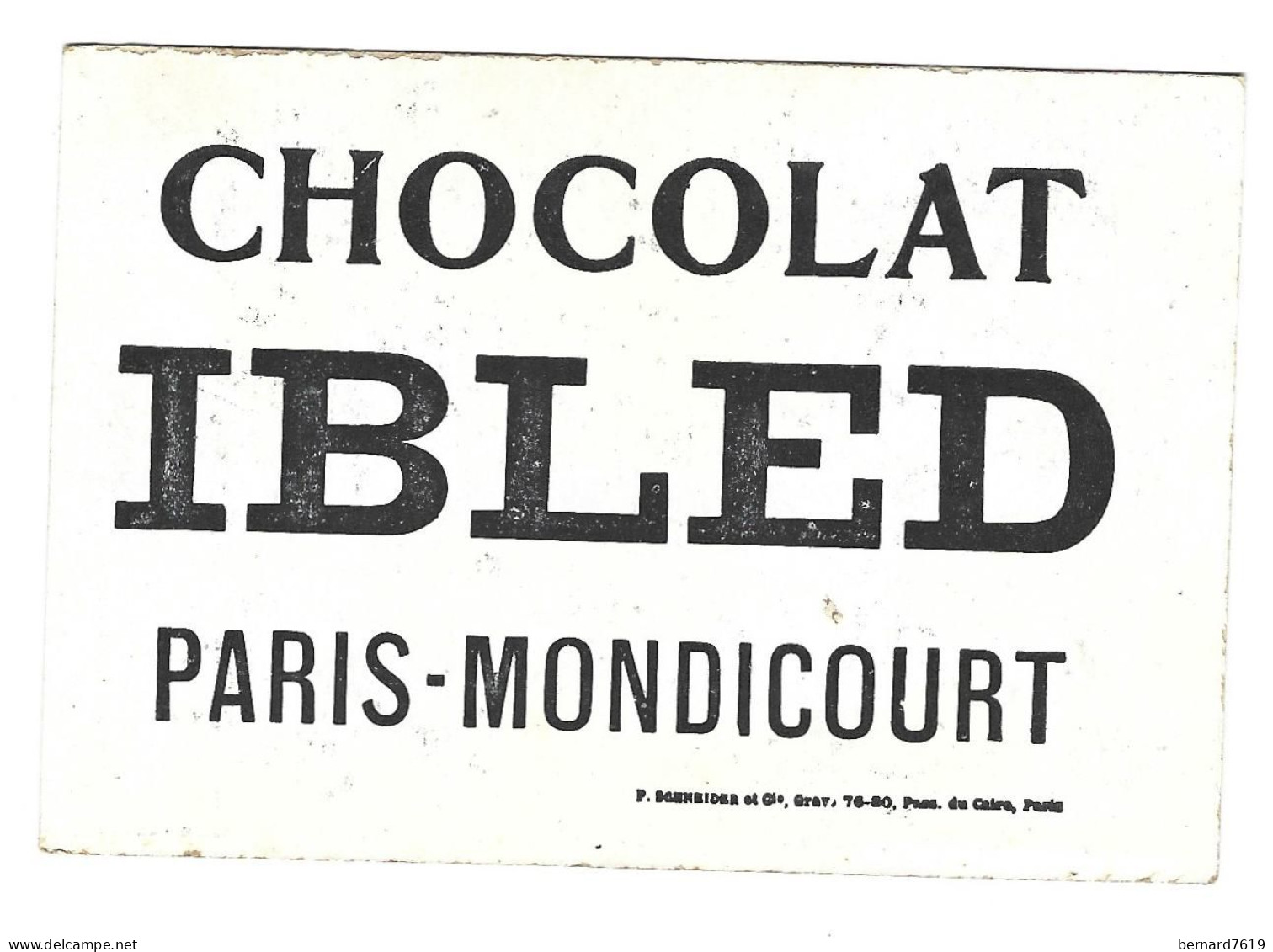 Chromo Image  Chocolat  Ibled  Mondicourt  62   - La Dame A L'eventail  Par Abel Faine - Ibled