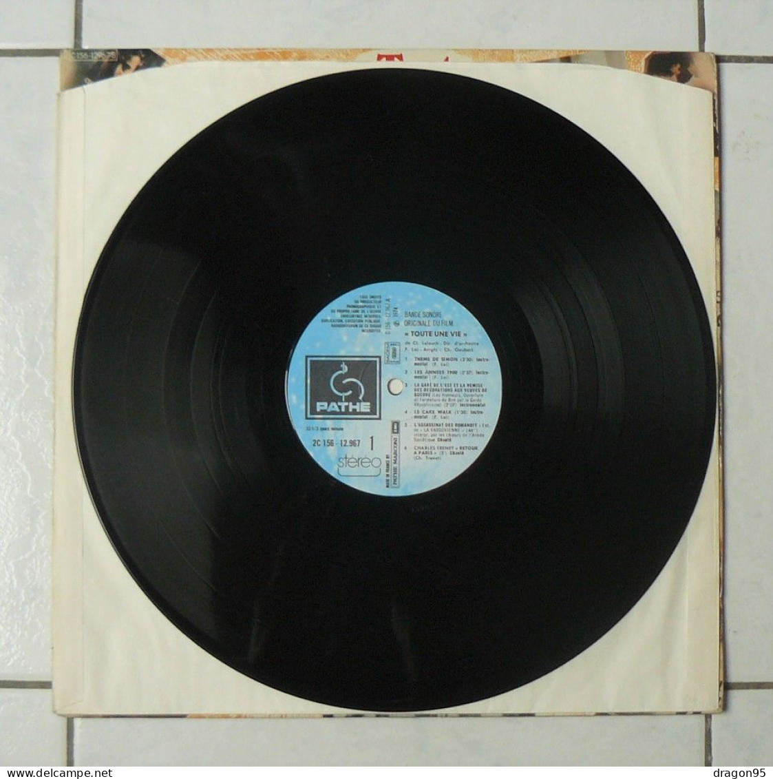 2 LPs Francis LAI : B.O. Toute Une Vie - Pathé 2C156-12967/8 - France - 1974 - Música De Peliculas