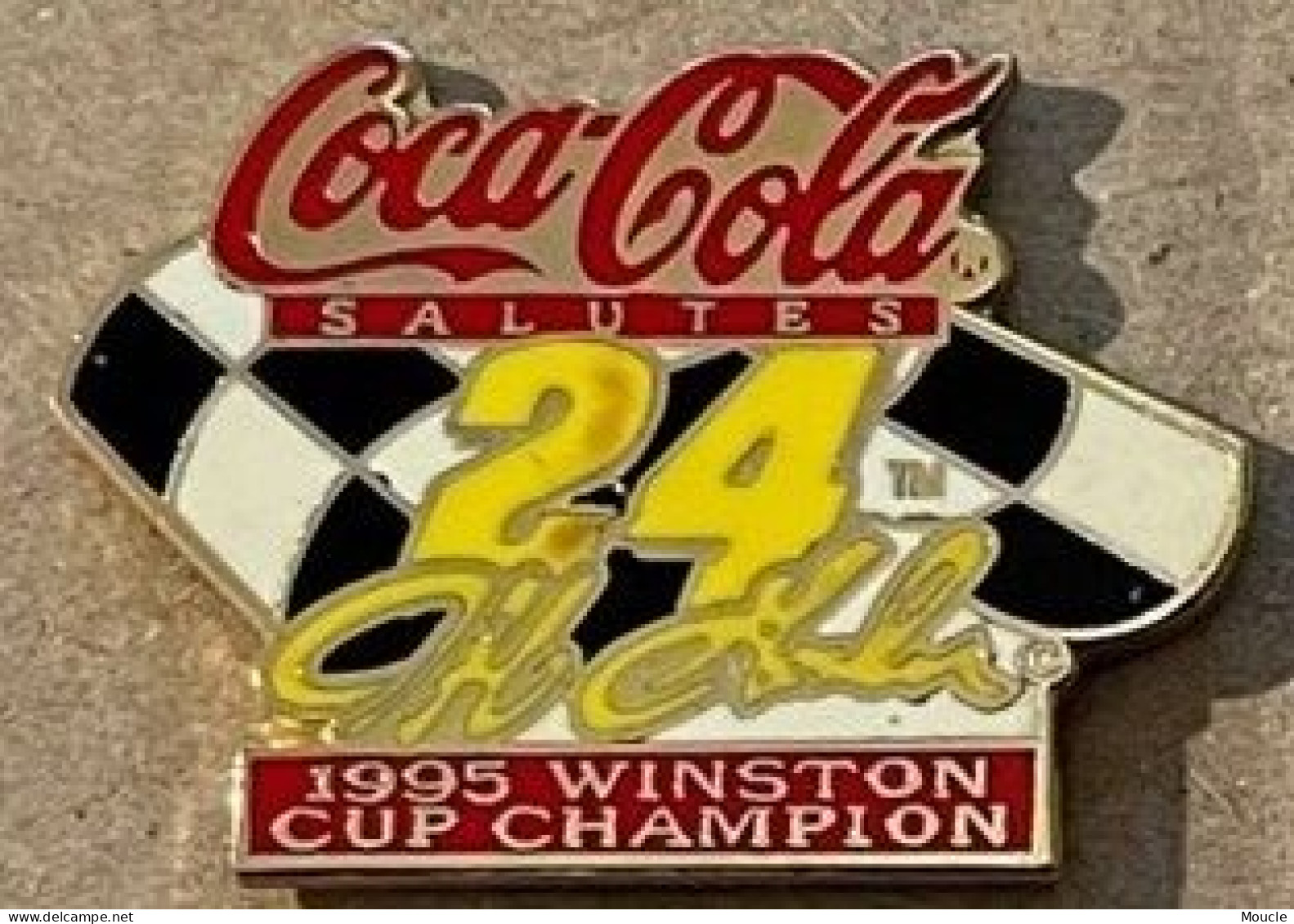 COCA-COLA - SALUTES - 1995 WINSTON CUP CHAMPION - 24H - DRAPEAUX DAMIERS - COURSE - COKE - COCA -       33) - Coca-Cola