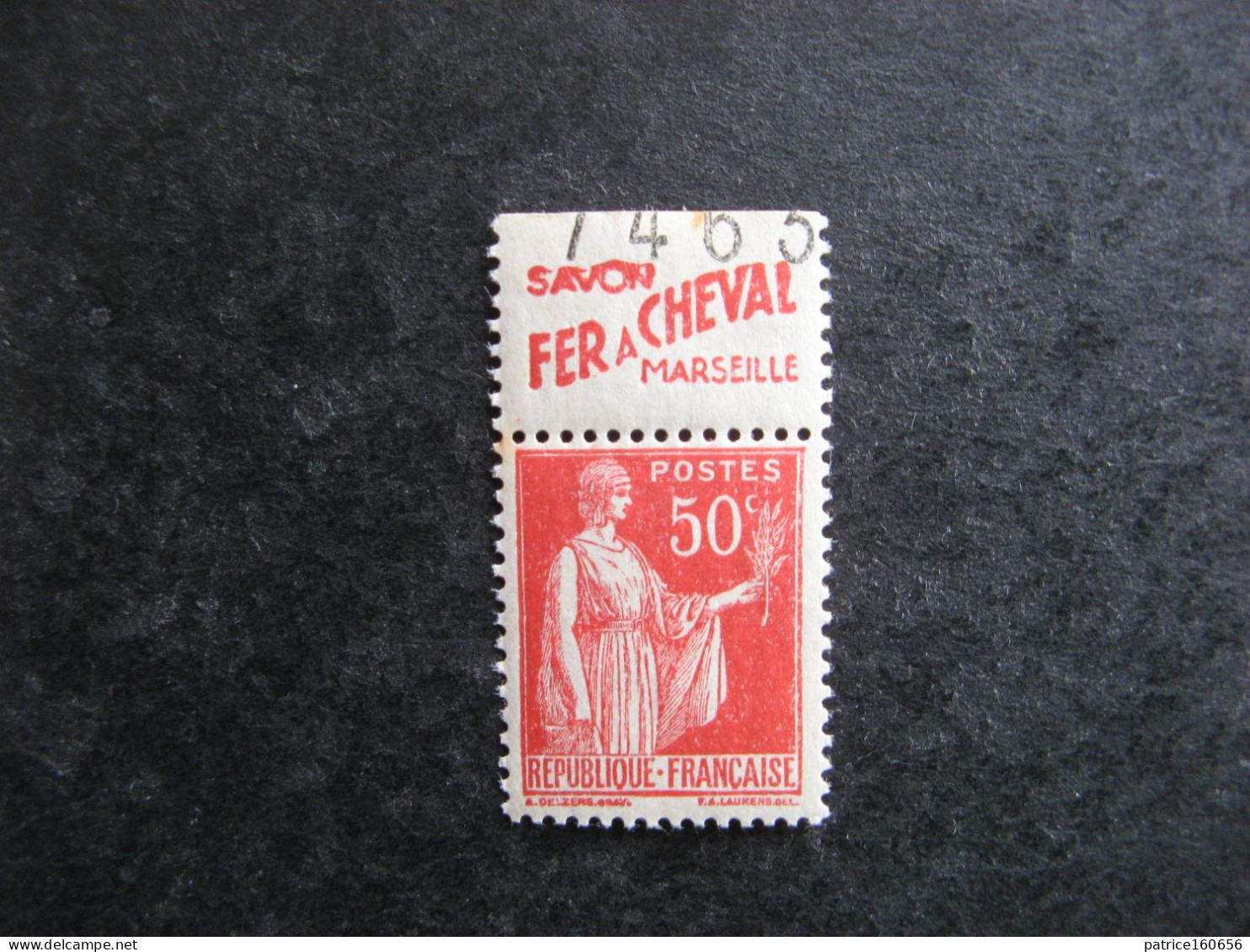 TB N° 283f, Neuf X. Avec PUB Supérieure " Fer à Cheval ". - Nuovi