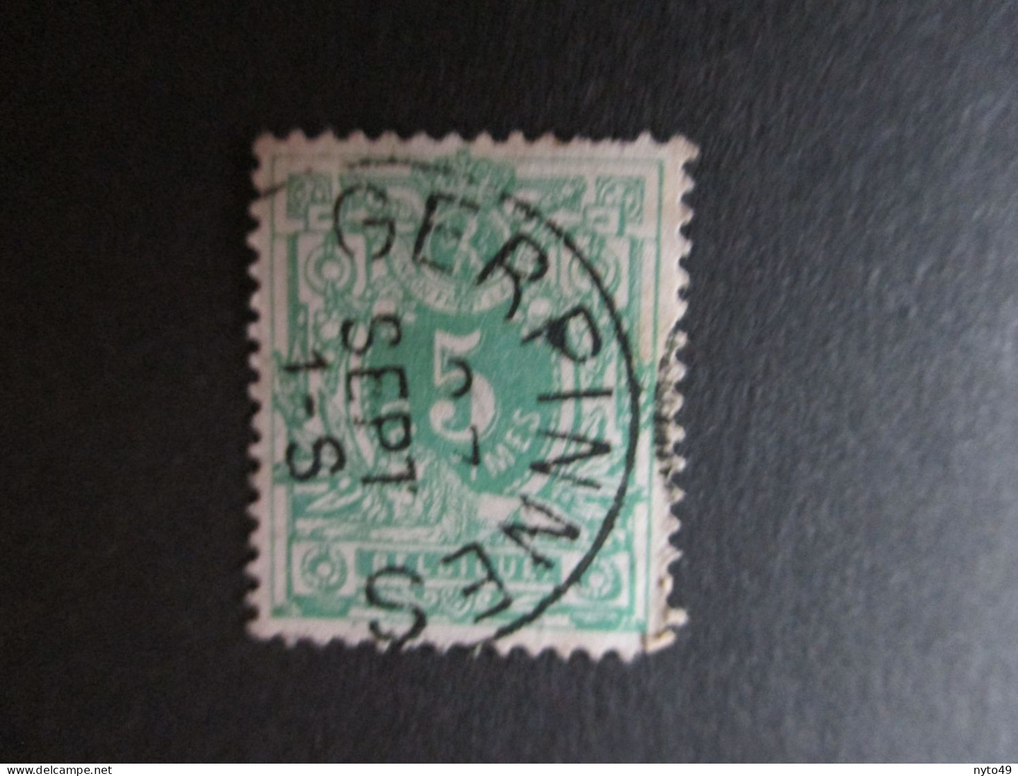 Nr 45 - Centrale Stempel "Gerpinnes" - Coba + 4 - 1869-1888 Lion Couché