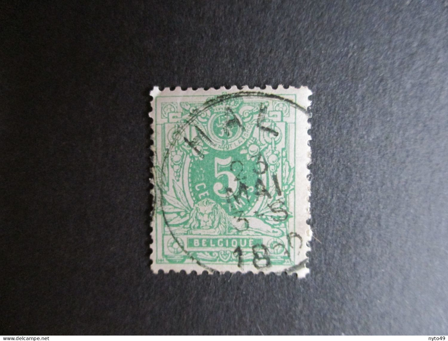 Nr 45 - Centrale Stempel "Hal" - Coba + 2 - 1869-1888 Lying Lion