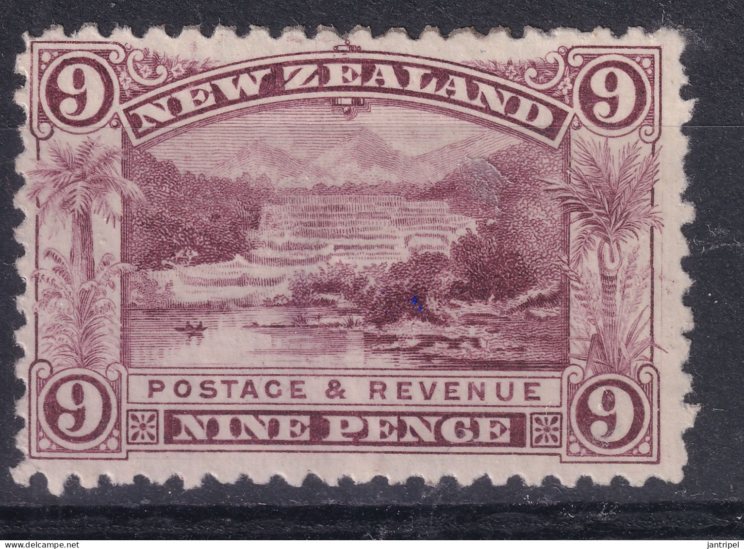 NEW ZEALAND 1899 PERF 11  9d  MH  ( SG. 263 Pnd 130.00) - Unused Stamps