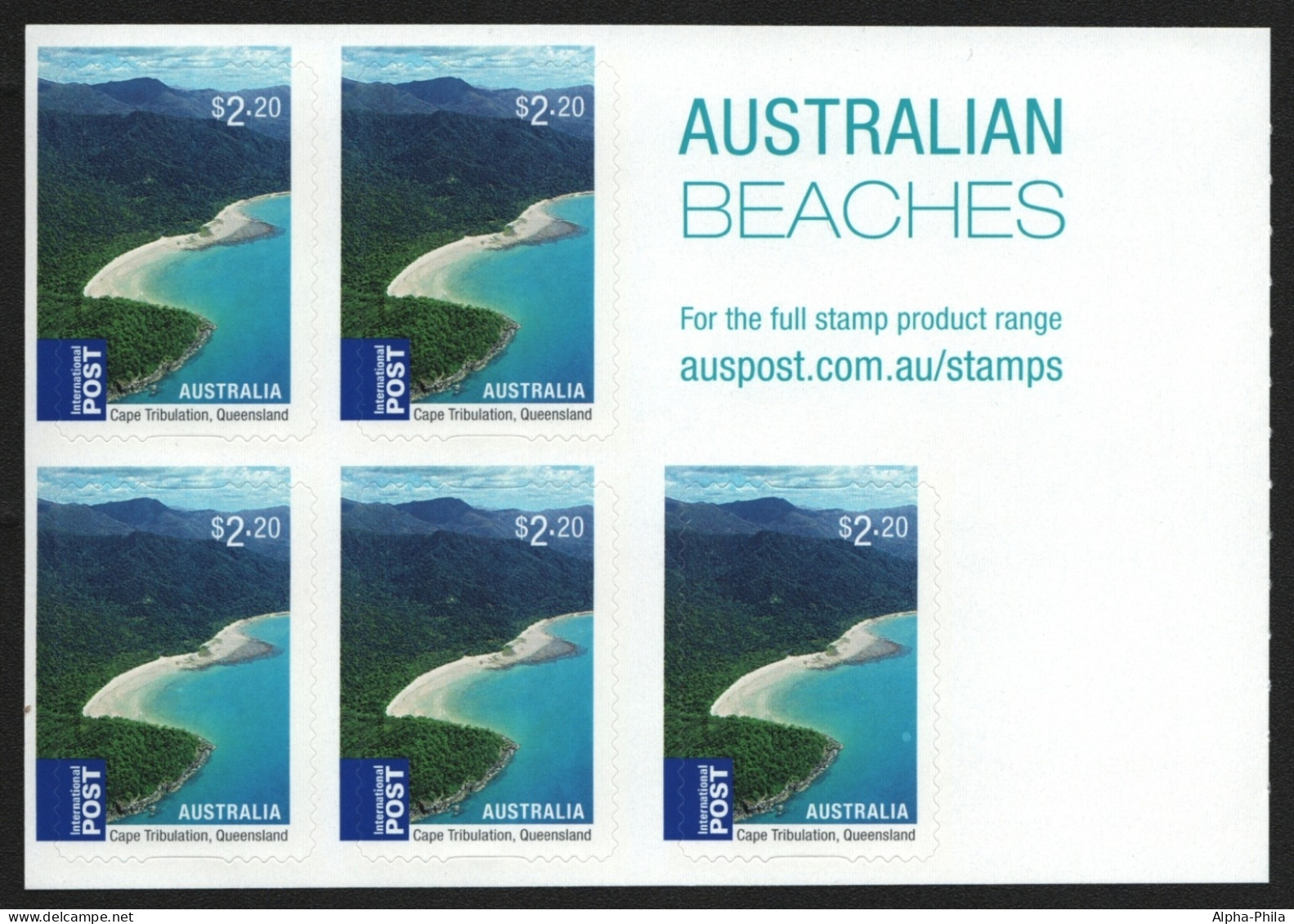 Australien 2010 - Mi-Nr. 3409 BA ** - MNH - Folienblatt - Strände / Beaches - Mint Stamps