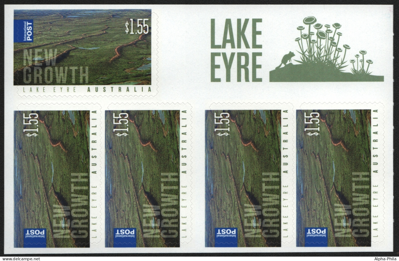 Australien 2011 - Mi-Nr. 3554 ** - MNH - Folienblatt - Natur - Lake Eyre - Mint Stamps