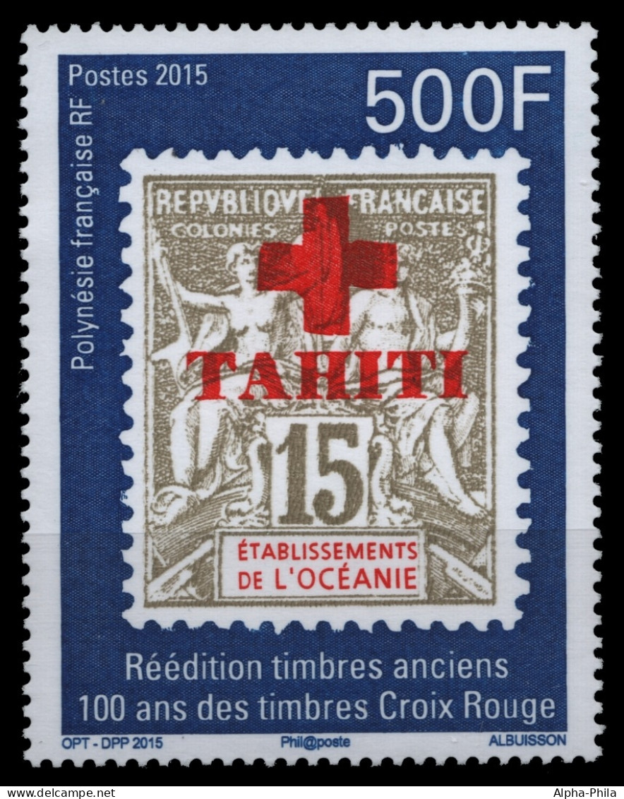 Franz. Polynesien 2015 - Mi-Nr. 1300 ** - MNH - Marke Auf Marke - Neufs