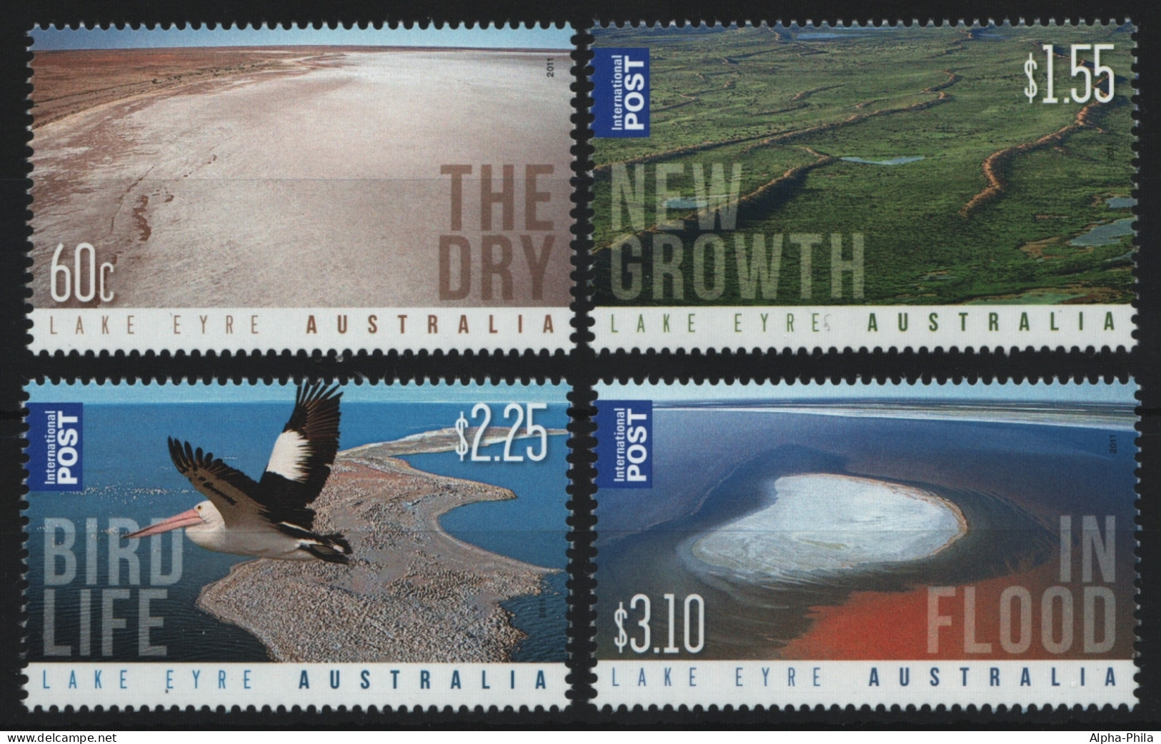 Australien 2011 - Mi-Nr. 3550-3553 ** - MNH - Natur - Lake Eyre - Mint Stamps